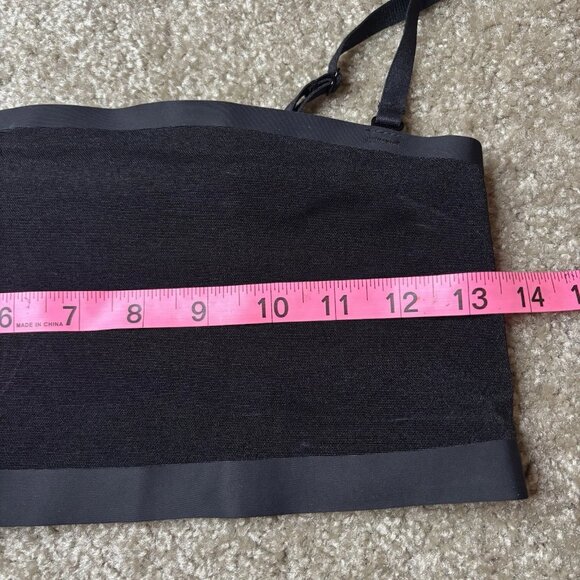 NWT Skims Sheer Bandeau Bra Black Women's Size Medium Side Boning Non-Slip #198 - Picture 6 of 6